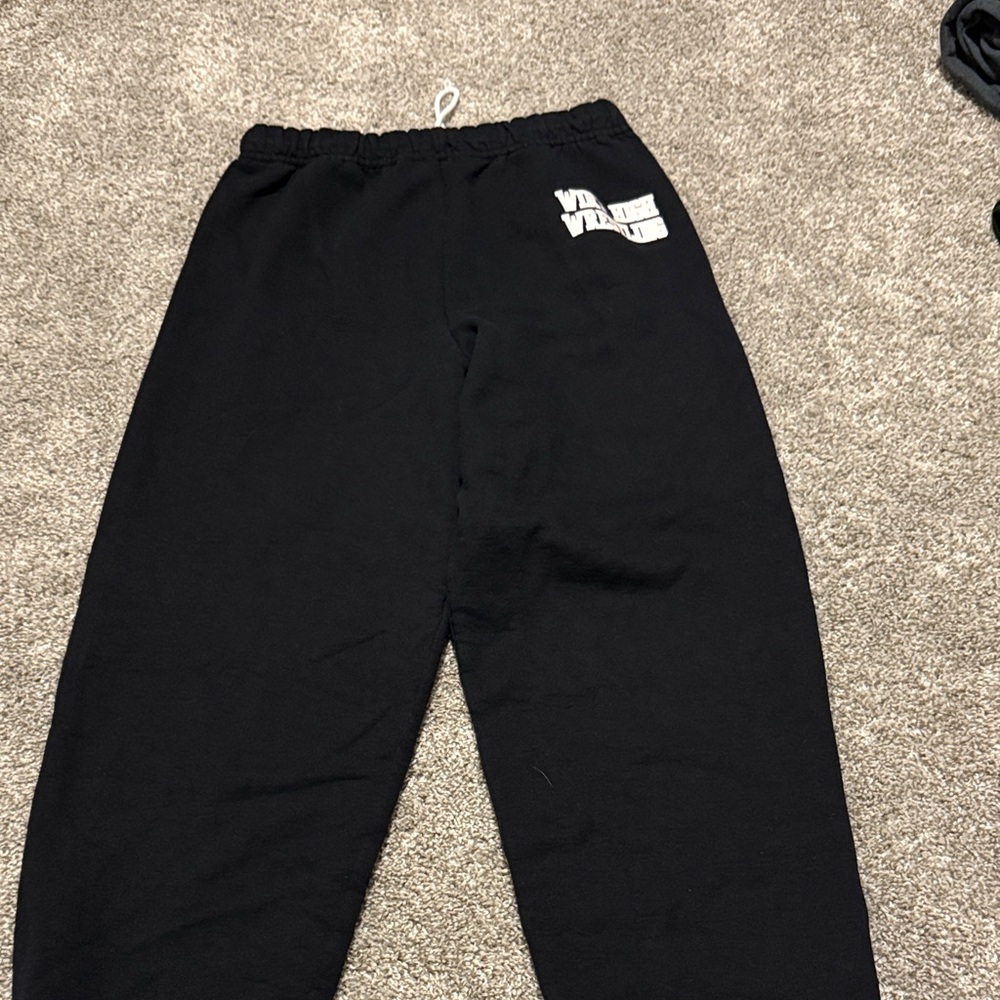 Black jerzees wrestling Sweatpants